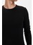 Uzun Kollu Slim Fit Basic Tişört R4690AZ20AU 3