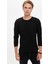 Uzun Kollu Slim Fit Basic Tişört R4690AZ20AU 5