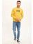 New York Baskılı Bisiklet Yaka Slim Fit Sweatshirt S1954AZ20WN 2