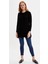 Basic Relax Fit Uzun Kollu Triko Kazak L6333AZ20WN 2