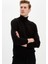Slim Fit Balıkçı Yaka Triko Kazak R1124AZ20WN 3