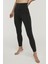 Siyah Velvet Detailed Legging 2