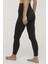 Siyah Velvet Detailed Legging 4