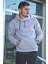 Erkek Kapşonlu Sweatshirt 20Y-5200311-01 Gri 1
