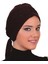 Dantel Bandana Kahverengi Hazır Türban Tesettür Bone 1