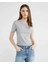 Basic Kısa Kollu Bisiklet Yaka Tshirt 1