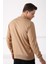 Camel Polo Yaka Fermuarlı Erkek Pamuk Kazak 5