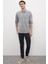 Erkek Gri Sweatshirt Basic 50225335-VR086 4