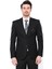 Erkek Siyah Torba Cep Armalı Slim Fit Ceket 4