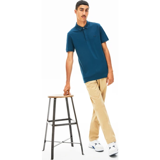 Lacoste Erkek Regular Fit Mavi Paris Polo