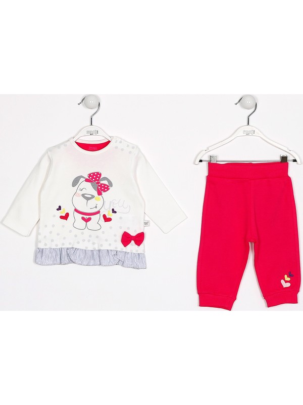 Kopus Yenidogan Kiz Bebek Pijama Esofman 2 Li Takim Pembe 0 Fiyati