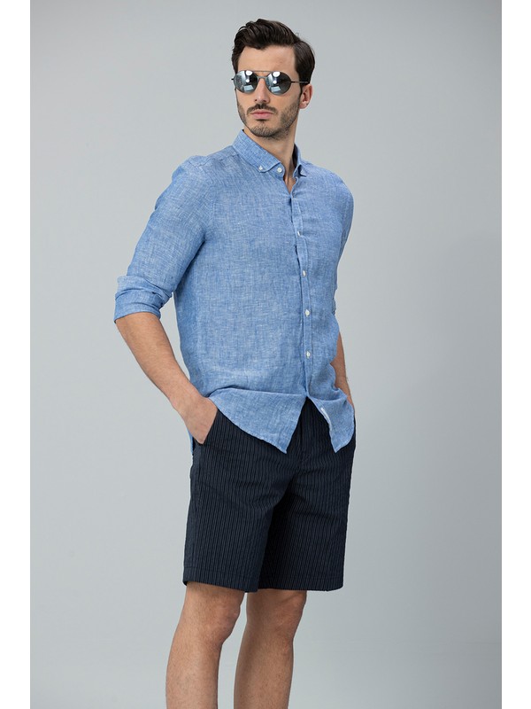 Lufian Erkek Cipo Spor Chino Sort Slim Fit Fiyati