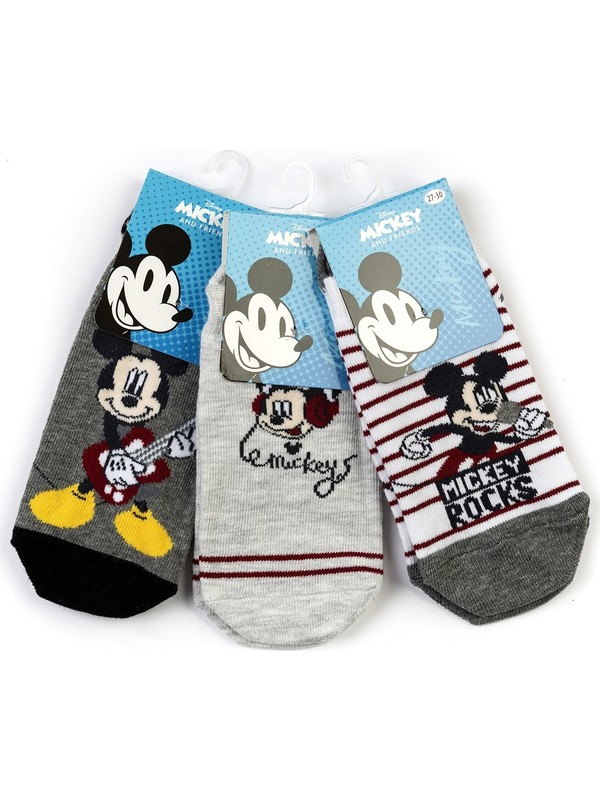 Mickey 6'Lı Patik Çorap