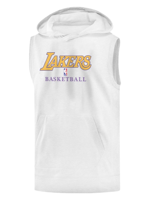lakers sleeveless hoodie
