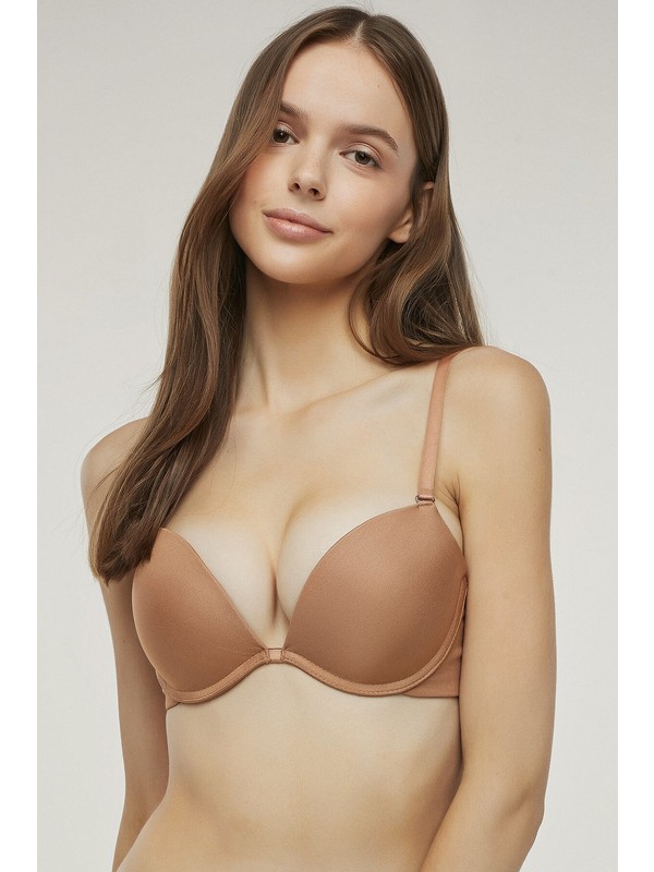 Penti Acik Kahverengi Wowbra Nude Colors Sutyen Fiyati