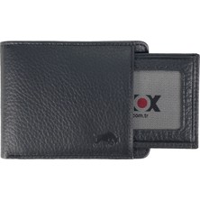 Ox Ferro Siyah Deri Cüzdan + Kartlık