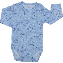 Luggi Baby LG-4863 Uzun Kol Badi Mavi 18 - 24 Ay