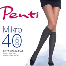 Penti Mikro 40 İnce Dizlatı Çorap 6'lı