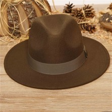 Chapka Geniş Kenar Fötr Şapka (U-941)