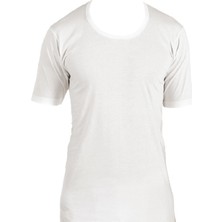 FSM1453 Erkek Çocuk Pamuklu Ribanna Bisiklet Yaka Kısa Kollu Atlet 6'lı