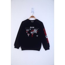 Toontoy Erkek Çocuk Bella Ciao Baskılı Sweatshirt