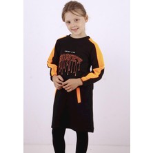 Toontoy Kız Çocuk Honey Baskılı Elbise