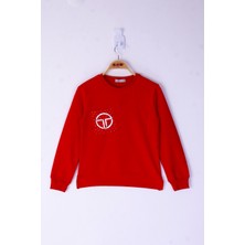 Toontoy Kız Çocuk Cebi Arma Baskılı Sweatshirt