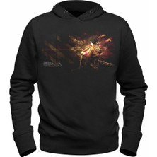 Alfa Tshirt Attack On Titan Kapşonlu Sweatshirt