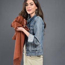 Dosimira Pamuklu Saçaklı Fular/şal