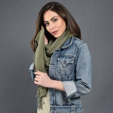 Dosimira Pamuklu Saçaklı Fular/şal