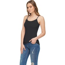 Tutku Elit Kadın Modal Elastan Likralı Pamuklu Ip Askılı Atlet 3'lü Paket