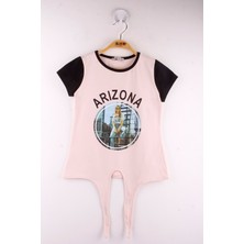 Toontoy Kız Çocuk Superior Baskılı Tişört