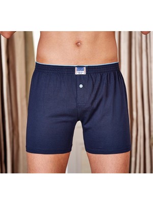 Berrak Erkek Penye Boxer Düğmeli 3'lü Paket 1099