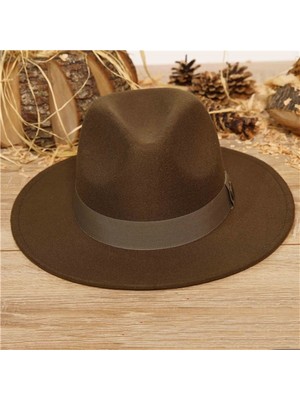 Chapka Geniş Kenar Fötr Şapka (U-941)