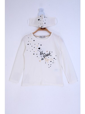 Toontoy Kız Çocuk All Good In Time Baskılı T-Shirt
