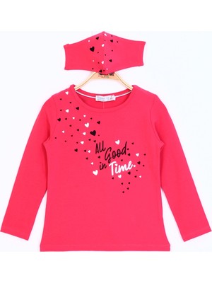 Toontoy Kız Çocuk All Good In Time Baskılı T-Shirt