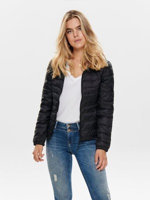 Only 15156569 Only Onltahoe Hood Jacket Otw Noos Kadın Mont Black