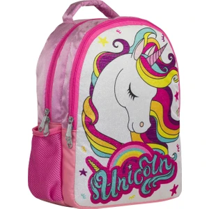 Ümit Çanta Unicorn Simli Pembe Kız Çocuk Okul Çantası ve Günlük Sırt Çantası