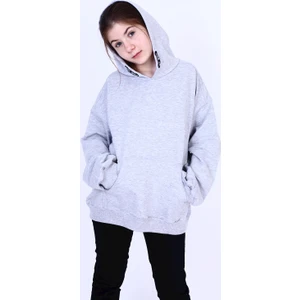 Kız Çocuk Kanguru Cepli Sweatshirt