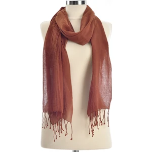 Pamuklu Saçaklı Fular/şal