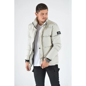 Terapi Men Erkek Şişme Mont 20K-8200161 Krem