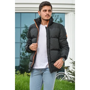 Terapi Men Erkek Şişme Mont 20K-8200159-01 Siyah