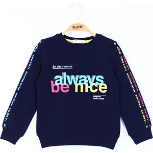 Kız Çocuk Always Baskılı Sweatshirt