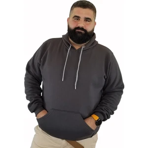 Büyük Beden Erkek Sweatshirt Kapşonlu