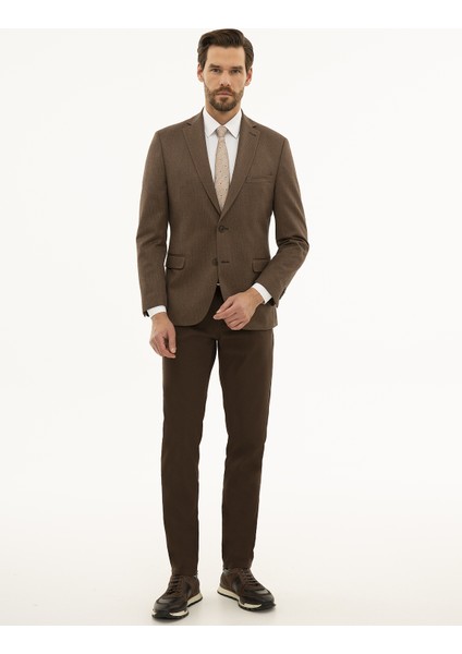 Erkek Camel Slim Fit Ceket 50225489-VR015 indirimleri