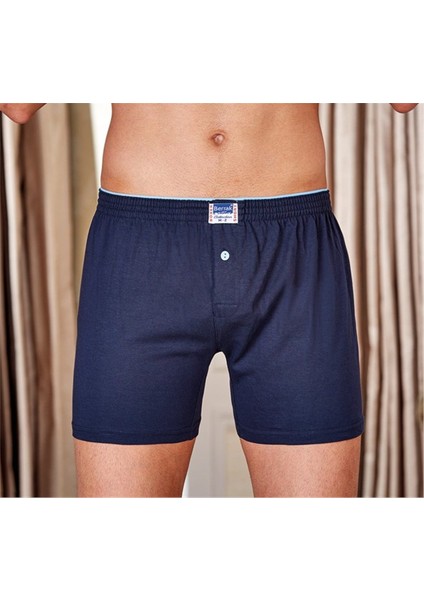 Erkek Penye Boxer Düğmeli 3'lü Paket 1099