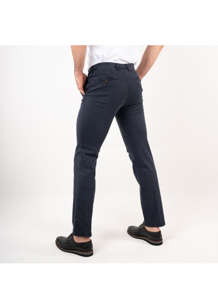 Regular Fit Kışlık Erkek Gabardin Pantolon Lacivert 44 modelleri