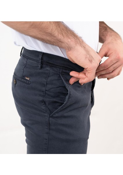 Regular Fit Kışlık Erkek Gabardin Pantolon Lacivert 44 fırsatları