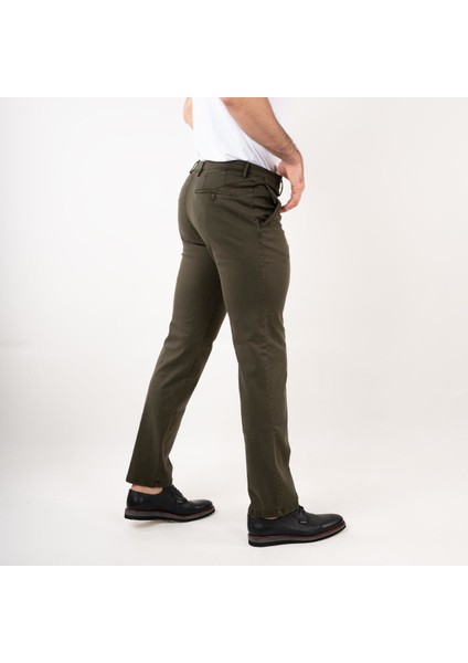 Regular Fit Kışlık Erkek Gabardin Pantolon Yeşil 42 fiyatları