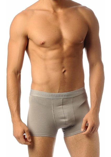 1550 Pamuklu Kalın Lastikli Koton Kumaş Boxer Külot